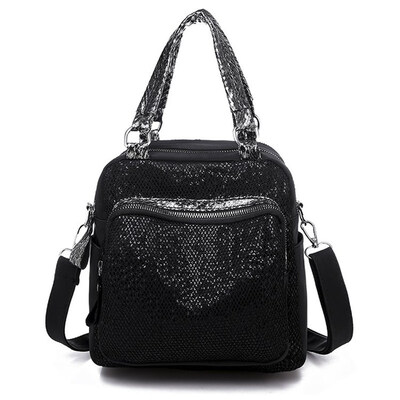 

Retro three-purpose backpack female leisure Japanese&Korean wind shoulder slung portable backpack travel bag