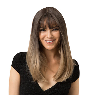 

〖Follure〗Fashion Women Full Hair Wig With Bangs Long Straight Hair Wigs