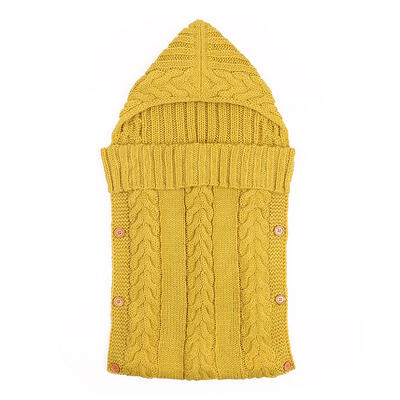 

Baby Swaddle Wrap Warm Knitted Envelope Sleepsack Stroller Bed Blanket