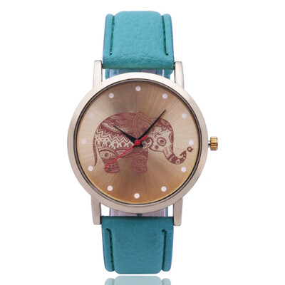

Belt Lady Elephant Watch Simple Scale Quartz Watch