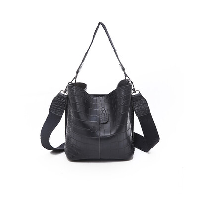 

Retro Stone Pattern Pu Leather Bucket Bags For Woman 2019 Ladies Hand Bag Female Crossbody Bags Small Purses&Handbags