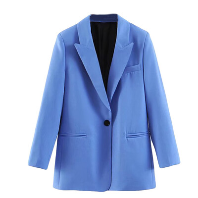 

Toponeto Women Long Sleeve Ladies Coat Pockets Buttons Blazer Work Office Business Suit