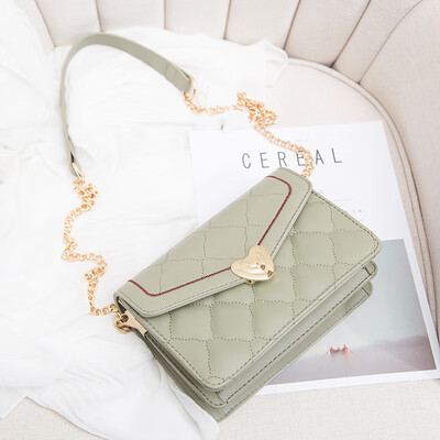 

French Minority Westernized Womens Bag 2019 Korean Version Baitao Slant Bag Summer Texture Square Bag
