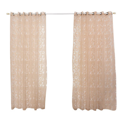 

100 200CM 100 250CM Flower Vine Bubble Scissors Screens Panel Living Room Jacquard Door Fabric Curtain