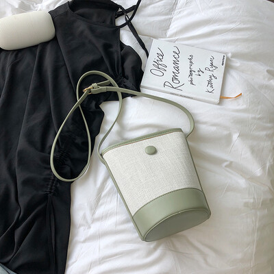 

Summer new color small bag female 2019 new wave Korean version of the wild single shoulder slung fashion casual bucket bag