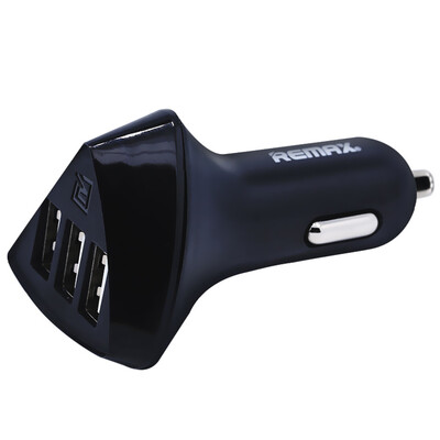 

REMAX RCC - 304 Smart Fast Charging 3 USB Ports Car Charger