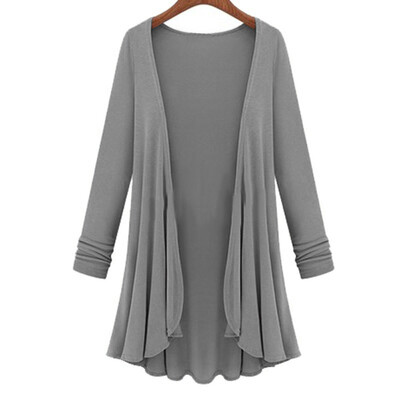 

Roseonmyhand Womens Casual Open Front Long Sleeve Lightweight Cardigan Coat