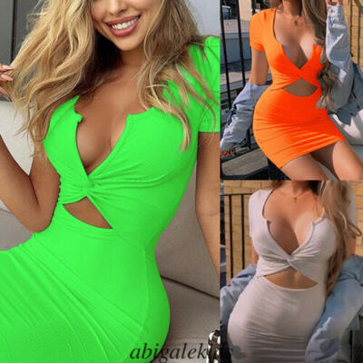 

Women Summer V-neck Fitness Jumpsuit Playsuit Beach Bodysuit Overalls Tops Dress