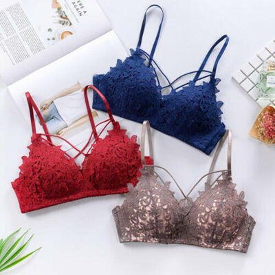 

Women Girls Push-Up Bra 4 colors Padded Plunge Bras Bralette Size 32-42 A B C D