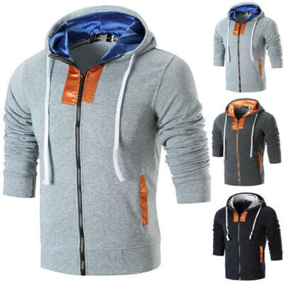 

Mens Fashion Winter Hoodie Warm Hooded Sweatshirt Sweater Coat Jacket Outwear
