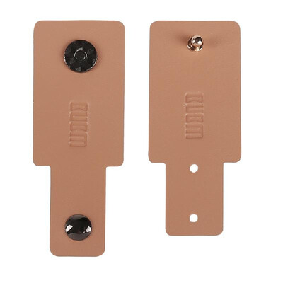 

BUBM LXDC-2P-01 Personalized Headset Magnetic Button Rectangular Cable Management 2PCS Black