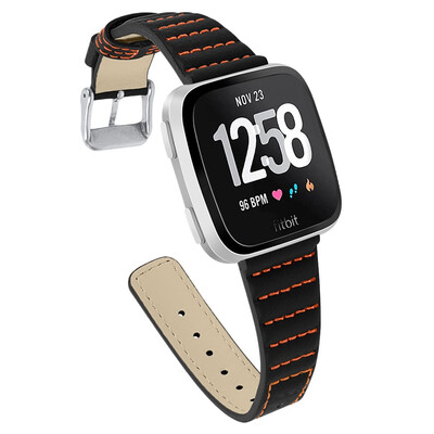 

ECSEM Replacement Band Strap Leather Bracelet Wristband Accessories for Fitbit Versa&Fitbit Versa 2 for Women Men, ECSEM Replacement Band Strap Leather Bracelet Wristband Accessories for Fitbit Versa&Fitbit Versa Lite for Women Men