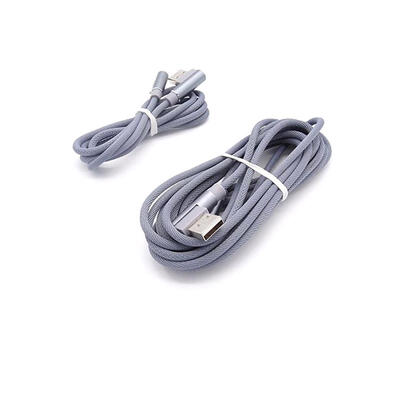 

Mini Double Elbow Data Cable Practical 90 Degree Charging Line For Android Type-C Mobile Phone-1m
