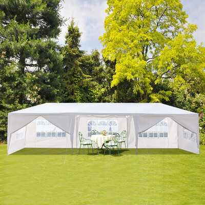 

10x30 Upgraded 8 Sides Heavy duty Gazebo Canopy Outdoor Party Wedding Tent