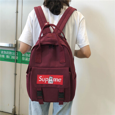 

Korean version of schoolbag lady Yusuku Uzzang High School Panya ins Wind Backpack lady shoulder bag lady campus Baitaoshen Depart