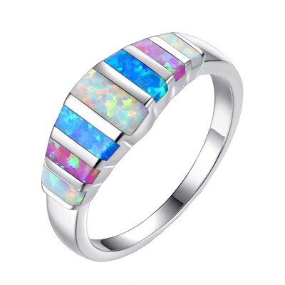 

New Creative Color Natural Stone Wedding Ring