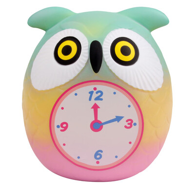 

Gotoamei Squeeze Cute Owl Clock Slow Rising Cream Scented Decompression Toys