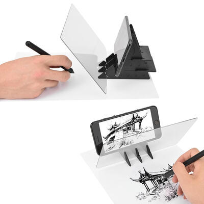 

Greensen Stencil Board Light Box Tracing Drawing Board Sketch Mirror Reflection Phone Dimming