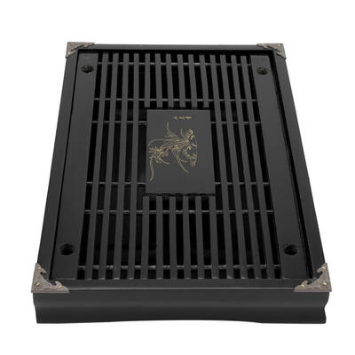 

Greensen Wooden Tea Table Drainage Water Storage Chinese GongFu Tea Serving Tray for Home Office