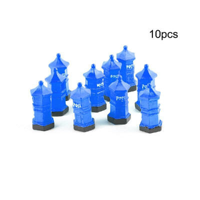 

10pcsset Mini Small Mailbox Fairy Garden Resin DIY Craft Ornaments Miniature Landscape Model Home Decoration Photography Props Ch