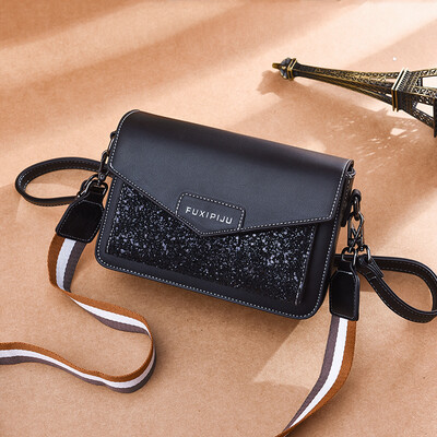 

Baggage girl autumn fashion postman CK small square bag simple sequins slant shoulder summer fashion