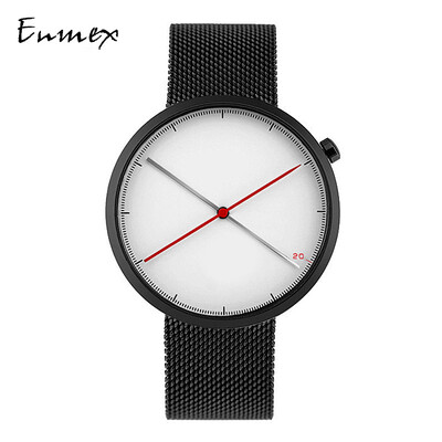 

Tanabata Gift Enmex Creative Design Minimal Two-pin European&American Style Watches Bauhaus Style Watches
