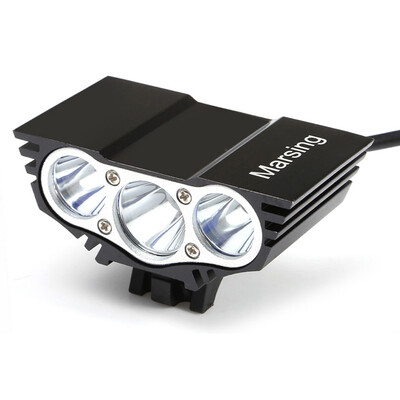 

Marsing X3 2500Lm 3 Mode Cree XML T6 LED Bicycle Light Headlamp Set for Night Cycling