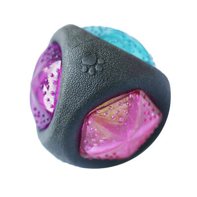 

Luminous Glowing Pet Rubber Ball Dog Chewing Bouncy Ball Puppy Training Toy