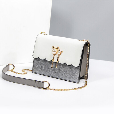 

Summer small lady bag Chaozhou Korean fashion 100-fold chain bag with one shoulder inclined straddle