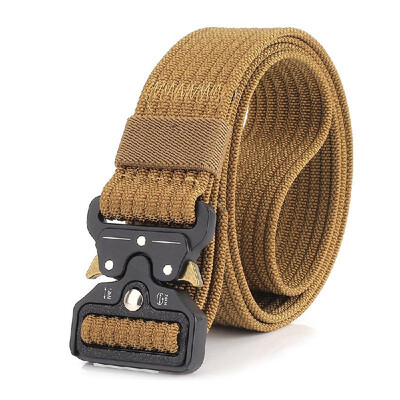 

38cm Multifunctional Tactical Belt Outdoor Military Training Drilling Rappelling Men Waistband Thickened Nylon Durable Belt