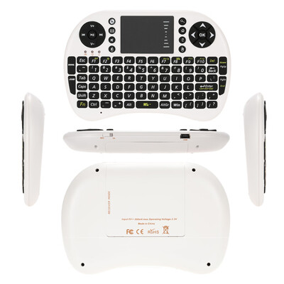 

24G Mini USB Wireless English Version Keyboard Touchpad & Air Mouse Fly Mouse Backlit Backlight 800mAh Battery Remote Control for