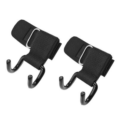 

2pcs Strong Hook Grips Straps Weight Lifting Gloves Fitness Wrist Support