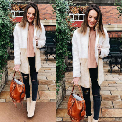 

HOT Womens Long Oversized Loose Knitted Sweater Cardigan Outwear Coat Top