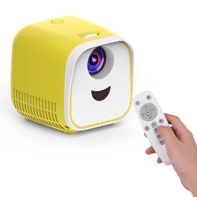 

Mini LED Video Children Projector Home FamilyTheater Movie Projector 480320 Native Resolution 50000 Hours with Remote Control for