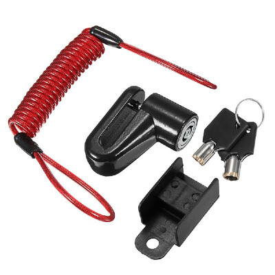 

Anti-Theft Steel Wire Lock Disc Brakes Wheels Locker for Xiaomi Mijia M365 Electric Scooter