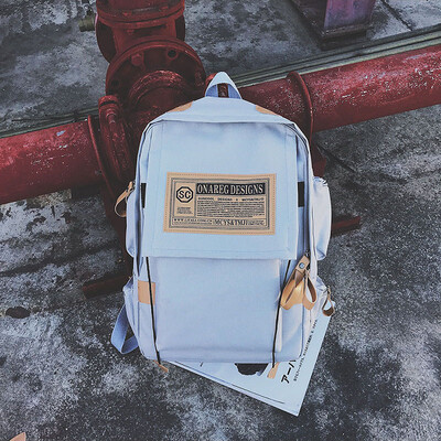 

Shoulder bags for men&women couples large capacity Korean wave brand backpack fashion leisure high school junior high school s
