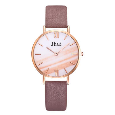

Woman Watch Simple Dark Green Water Color Dial Leather Strap Ladies Jewelry Top Brand Fashion Casual Wristwatch Montre Femme