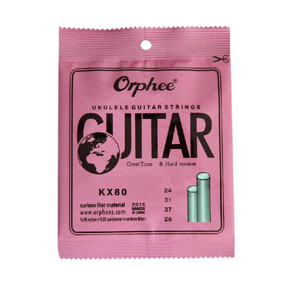 

Orphee KX80 Ukelele Strings Full Set 4pcs Replacement 024-026 Nylon Hard Tension
