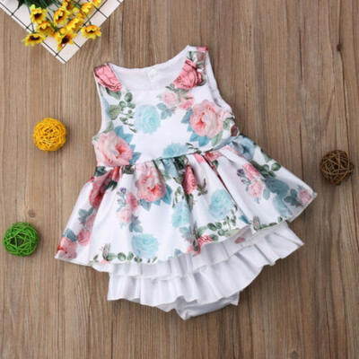 

2PCS Newborn Infant Baby Girl T-shirt Tops Pants Shorts Outfit Clothes Set UK