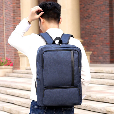 

Tailored Mens USB Backpack Computer Bag Simple Business Backpack Anti-theft Pack
