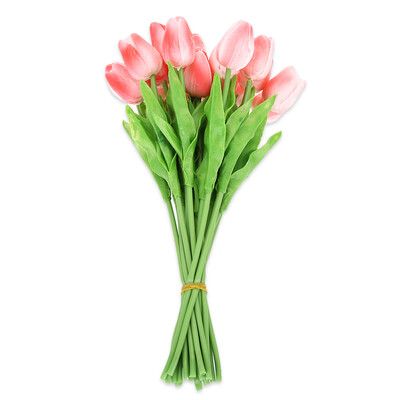 

20pcs Artificial PU Tulip Flower Bouquet Home Office Party Wedding Decoration