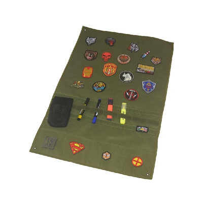 

Badge Magic Sticker Storing Poster EDC Tactics Badge Display Cloth