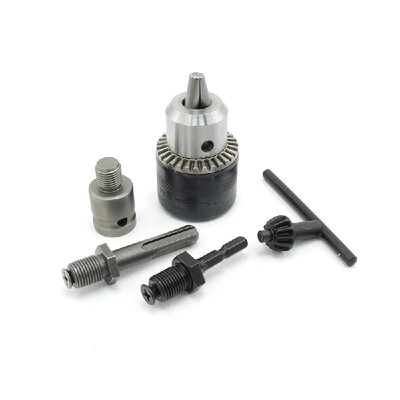 

5PC Drill Chuck Sets Square Handle Round Handle Post Electric Hammer Accessories Impact Drill Electric Wrench Conversion Drill