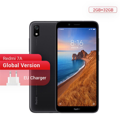

Global Version Xiaomi Redmi 7A Snapdragon Octa Core Mobile Phone 12MP Camera 4000mAh Smartphone 2G 32G