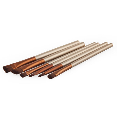 

Toponeto 6Pcs Cosmetic Eyebrow Eyeshadow Brush Makeup Brush Sets Kits Tools