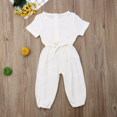 

Baby Girl Newborn Clothes Cotton Romper Bodysuit Jumpsuit Summer Outfits Set