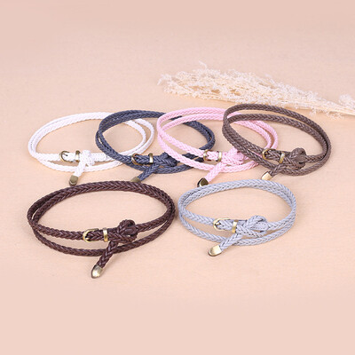 

Belt female leather new gold buckle belt Korean casual fashion belt decoration with clothes ins wind denim