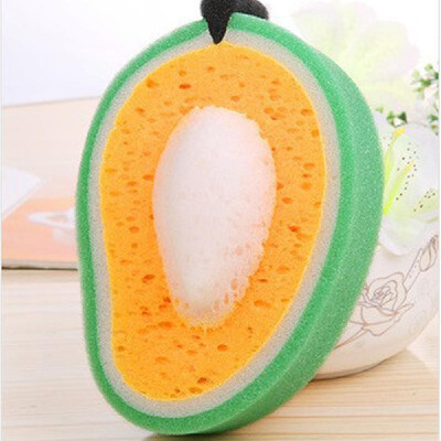 

Fruit Shape Soft Strong Absorbent Thicken Multifunctional Kitchen Washing Dishes Cleaning Sponge Dishwashing Cleaner