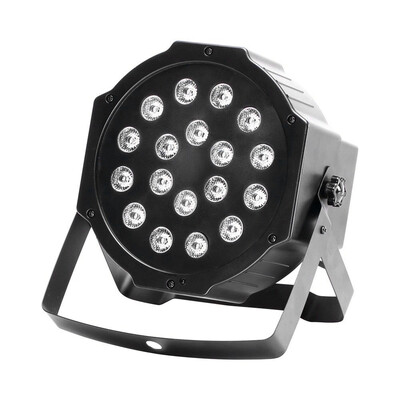 

Par Lights with RGB 18LEDs Wash Lighting 18W Remote&DMX Control for Wedding Church Stage Lighting