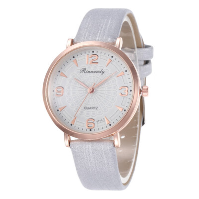 

Ultra-thin digital leather womens watch student fashion watch